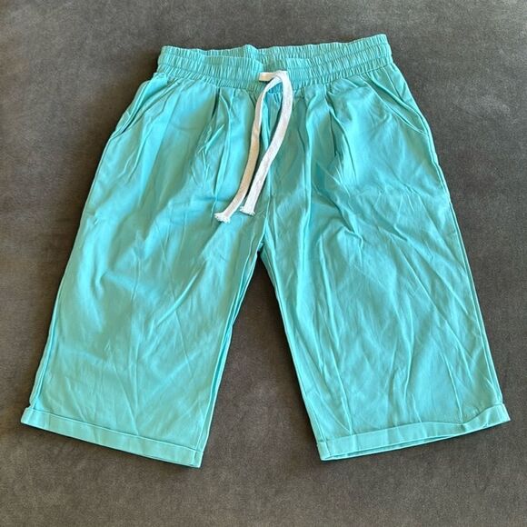 Boys Blue Drawstring Elasticized Waist Shorts with Pockets Size XL *READ - Picture 1 of 9